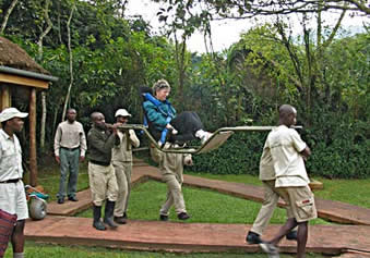 Trekking gorillas when pregnant